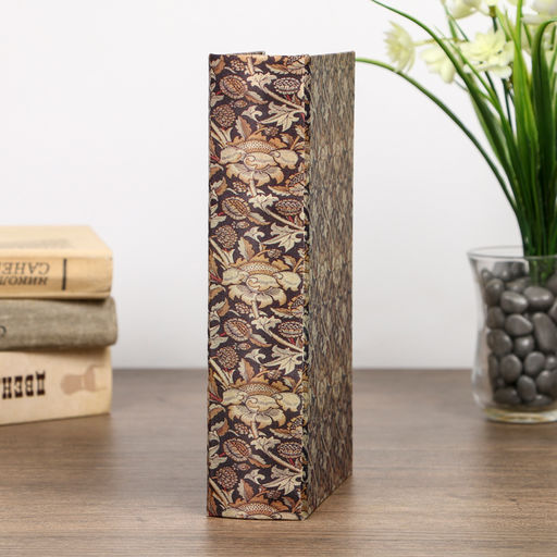 Шкатулка книга - сейф «Чертополох», дерево, 21×13×5 см