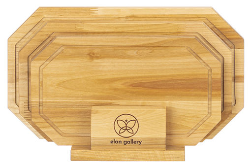 Комплект 3 досок 38*22*1,8 см, 34*20*1,8 см, 30*18*1,8 см Гайка на дер. подстав. - Elan gallery фото 29