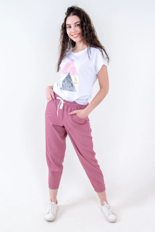 Футболка женская, цвет белый