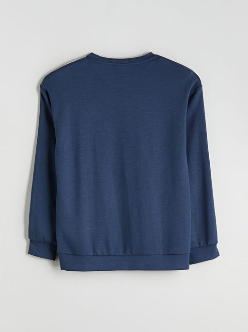 Bisiklet Yaka Erkek ?ocuk Sweatshirt