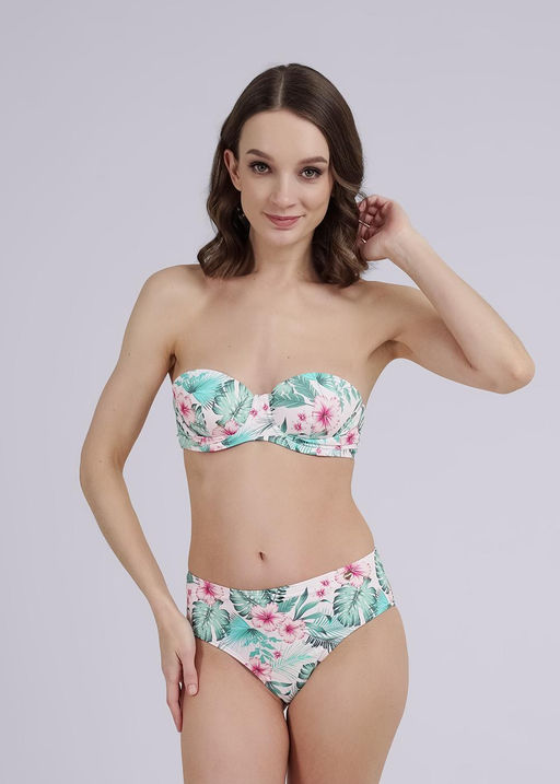 CLE SS103к Купальник жен. форм. св.зелёный/фуксиевый - Clever wear фото 4