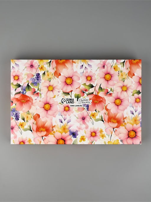 Цена за 5 шт. Коробка под 16 конфет и шоколад, кондитерская упаковка Счастья 28.5?18.5?3 см