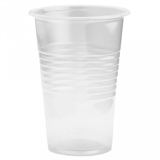 Цена за 100 шт. Стакан одноразовый из полипропилена "Эконом" 200мл, д7,1см, h9,8см, дно д4,5см, прозрачный, ГОСТ Р 50962-96 (Россия)