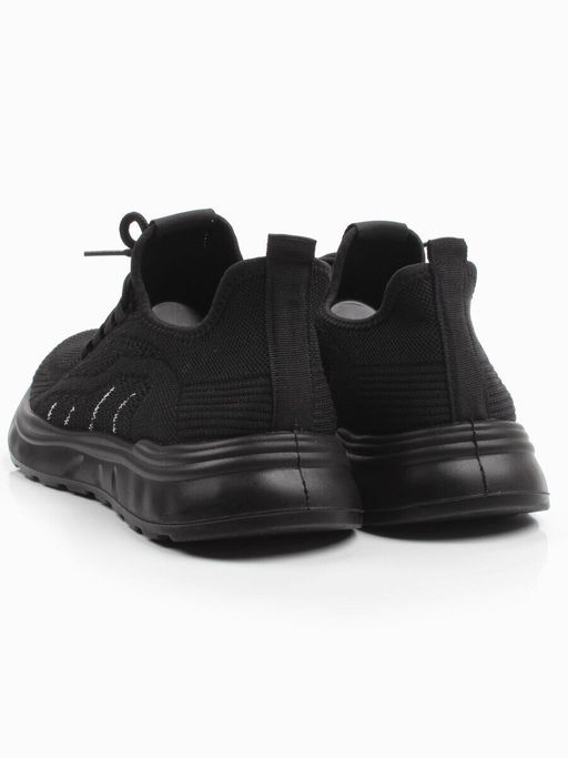 03-TEX-D01-05 BLACK Кроссовки летние мужские (текстиль)