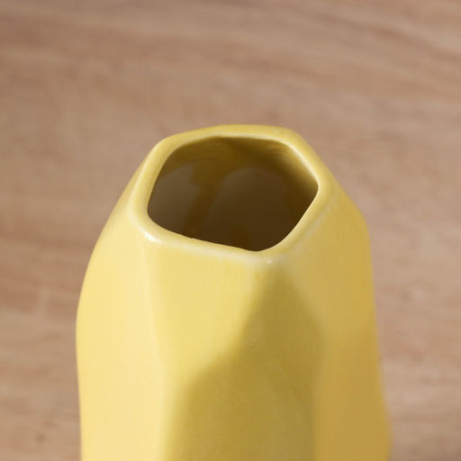 Ваза Авиталь галант, 17?6.5 см, керамика, жёлтая