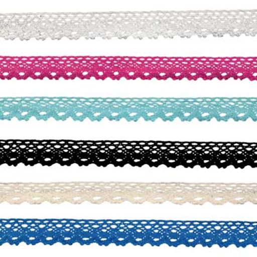 Gamma кружевная лента 15 мм HVK-40 в рулоне 22.8 м 0.5 СК/Распродажа