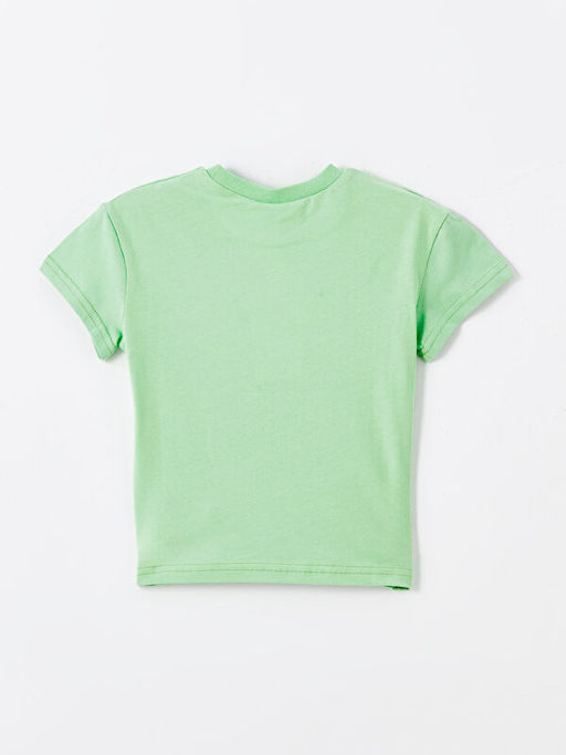 Bisiklet Yaka K?sa Kollu Bask?l? Erkek Bebek Ti??rt 2li - Waikiki фото 3