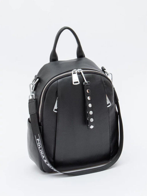 Рюкзак 19017 black Polina&Eiterou