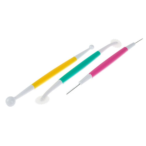 Набор инструментов для лепки из глины, пластилина, пластики, 3 штуки - Calligrata фото 3