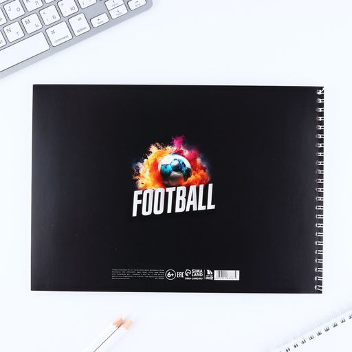Альбом для рисования на гребне А4, 32 листа Football - Simaland фото 4