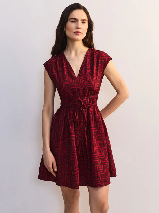 Платье из вискозы с принтом ZR2605012915-208 / Zarina