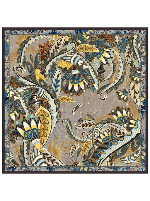 Платок жен. шелк 90х90 B06-8518-17