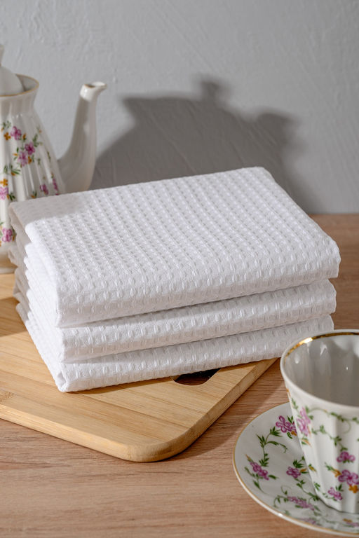 Набор вафельных полотенец в подарочной упаковке