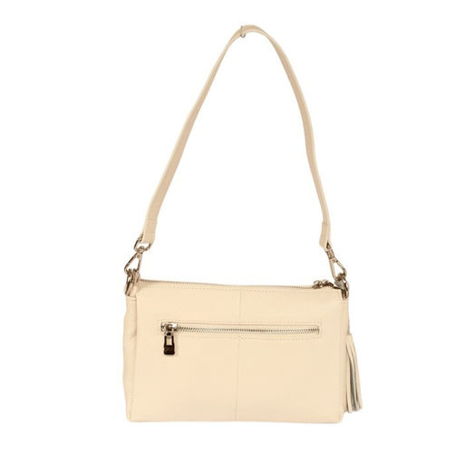 Сумка женская натуральная кожа GU 163-8548, 3отд, плечевой ремень, молочный SALE 265772 - Adelia фото 6