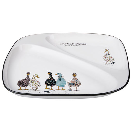 ТАРЕЛКА ОБЕДЕННАЯ LEFARD FAMILY FARM 2 СЕКЦИИ 26*2,5 СМ фото 3