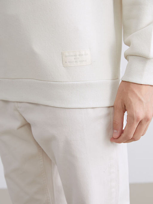 Bisiklet Yaka Erkek Sweatshirt