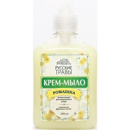 РУССКИЕ ТРАВЫ жидк.крем-мыло 300мл дозатор Ромашка