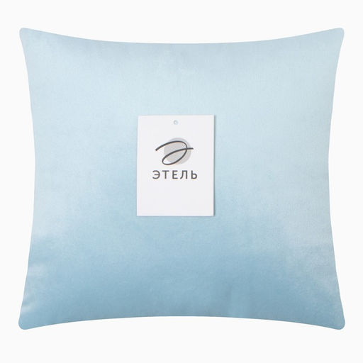 Подушка декоративная Этель цв. голубой, 30*30см, велюр  фото 9