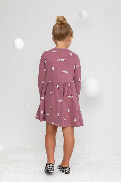 Crockid _ К 5775/темная пудра,таксы платье для дев