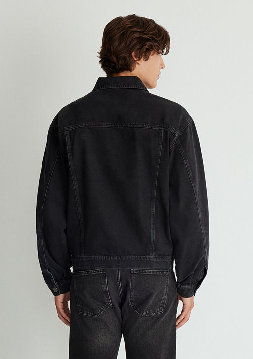 Ryan Antrasit Denim Jean Ceket - Mavi фото 4