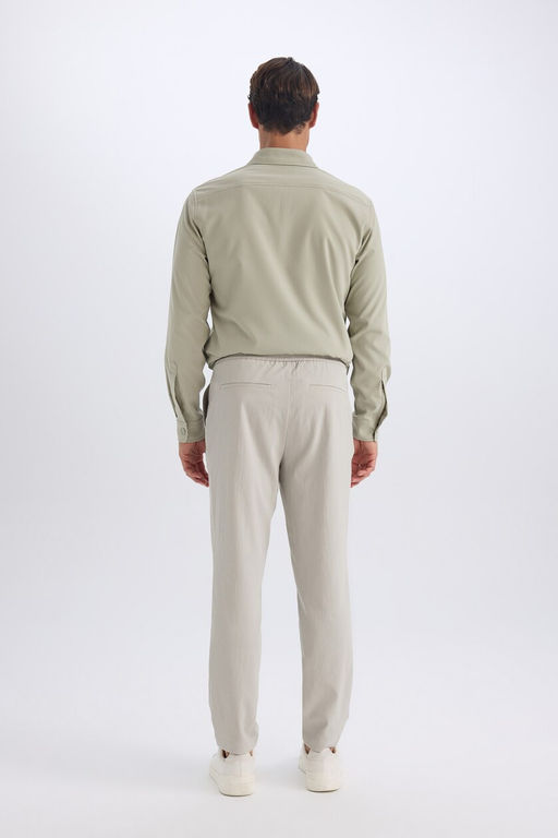 Relax Fit K_r___k Dokulu Kuma_ Pantolon - Defacto фото 6