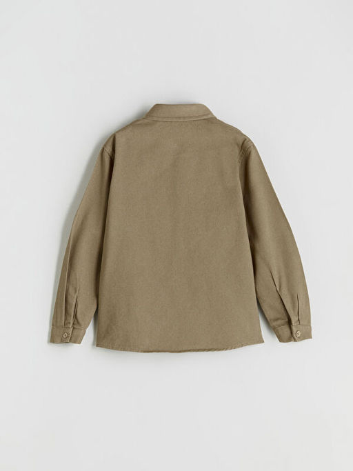 Basic Uzun Kollu Erkek ?ocuk G?mlek