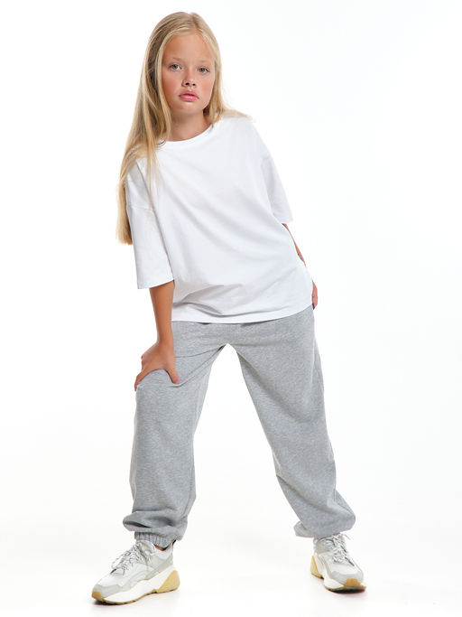 Спортивные брюки трикотажные 22-7999 коричневый - Mini maxi фото 16