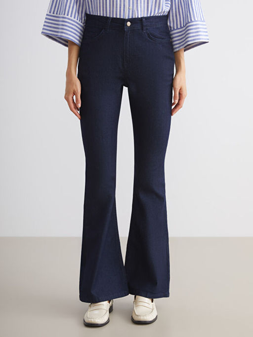 Flare Kad?n Jean Pantolon