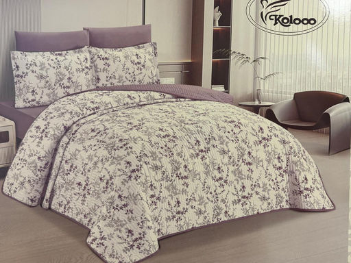 Одеяло стеганное с простыней на резинке и наволочками 4шт Koloco 192-2 192-2/07
