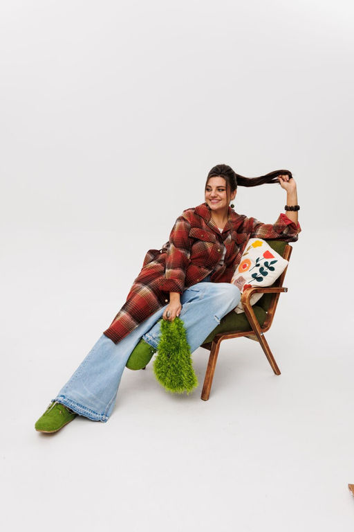 Пальто ANELLI 1338 мускатная тыква  фото 5