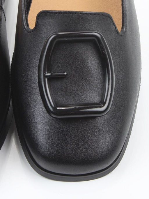 06-DLG03-1 BLACK Туфли женские (натуральная кожа)