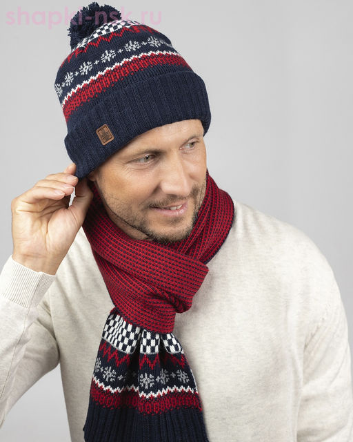 XM 28 XF 28 Комплект мужской (колпак+шарф)