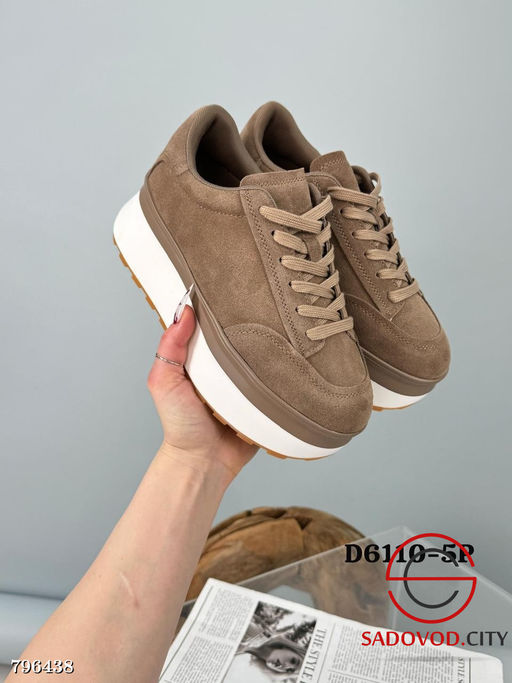 Женские кеды из натуральной замши