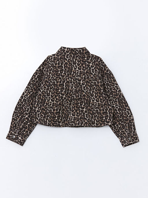 Leopar Desenli K?z ?ocuk G?mlek Ceket - Waikiki фото 2