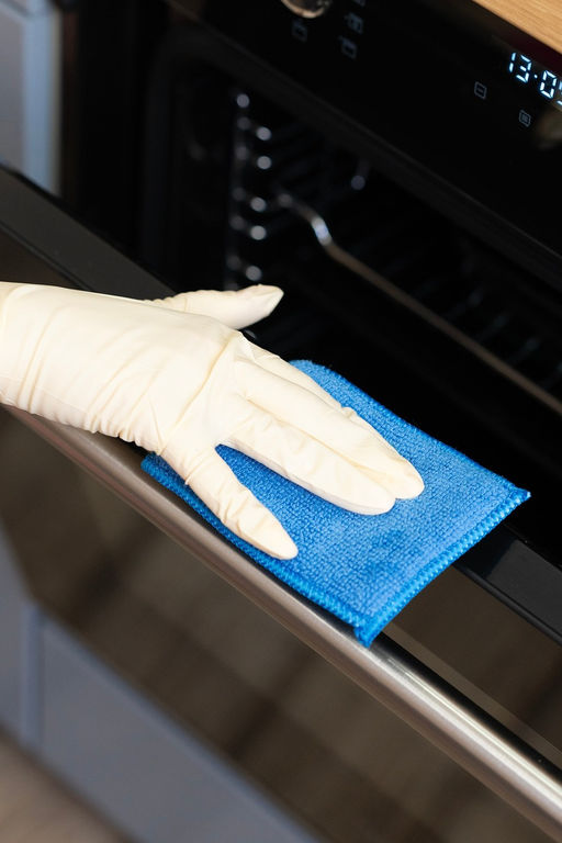 Набор губок-салфеток арт.9004-024 "Антижир" и "Скраб" из микрофибры 9х12см, 2шт Голубушка