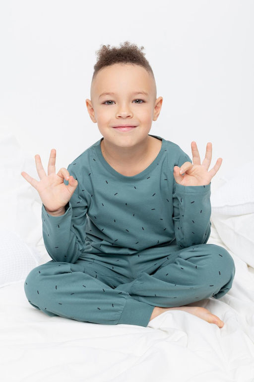 К 1561/24/темный малахит,палочки пижама дет