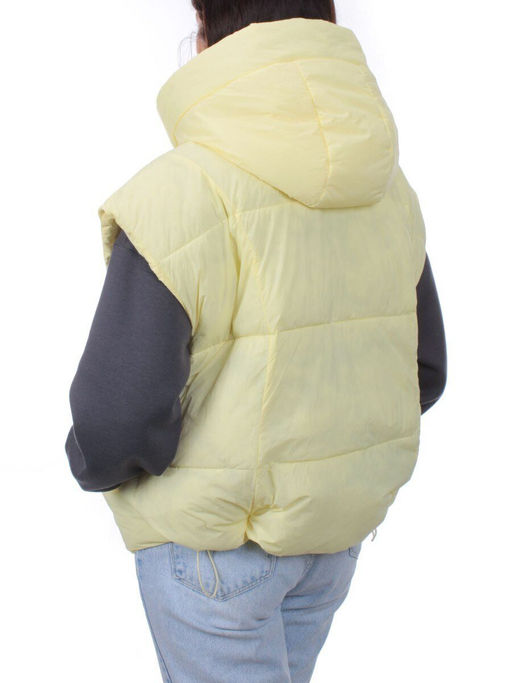 24001 YELLOW Жилет утепленный женский (100 гр. холоффайбер) - Fashion фото 6