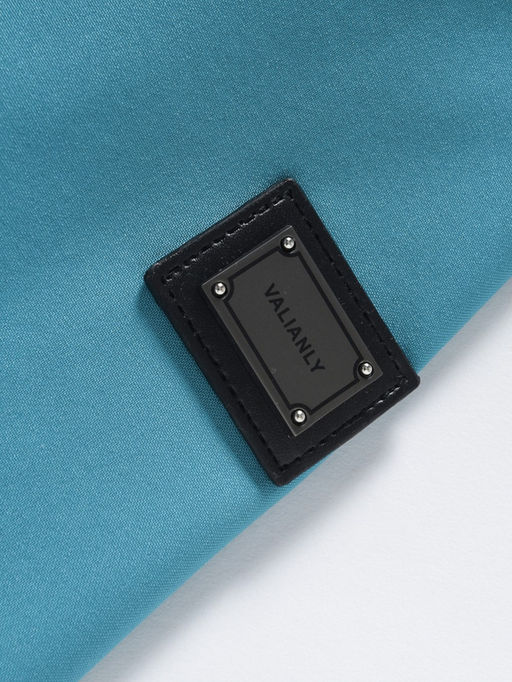 Парка женская софтшелл виндстоппер удлинённая с капюшоном бирюзового цвета 9614_1Br