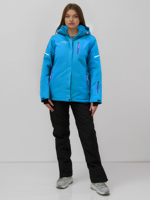 Куртка горнолыжная Chunmai 01_1Gl женская голубая утеплитель 480-580 г/м² фото 8