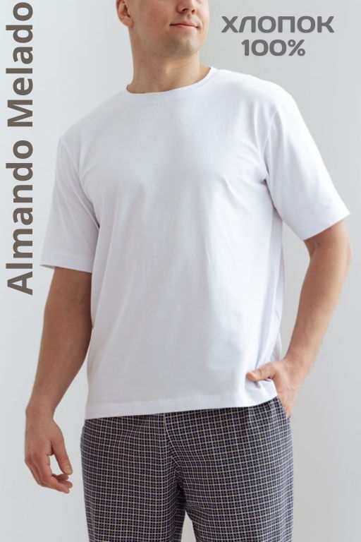 ФУТБОЛКА МУЖСКАЯ арт. 1900M-20230.4H-737 - Almando melado фото 10