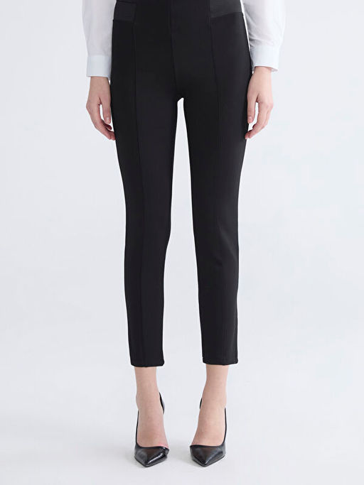 Beli Lastikli Ekstra Dar Fit Kad?n Pantolon