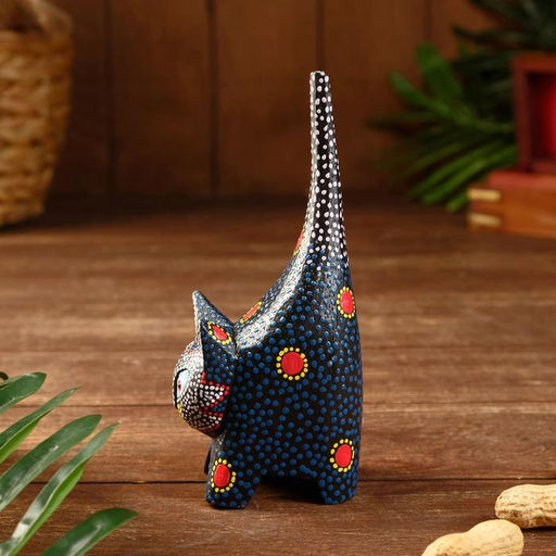 Подставка для колец «Кошечка», 7×4×15 см, дерево