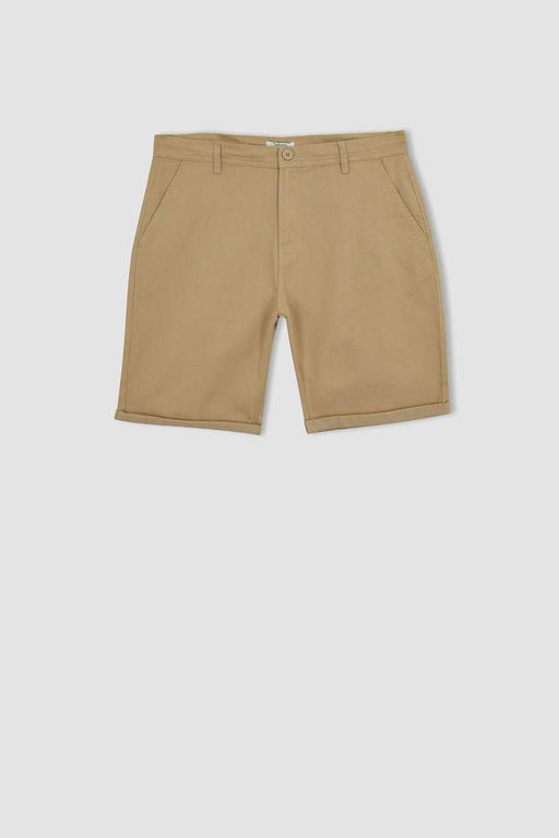 Шорты-бермуды стандартного кроя с кружевной талией - Defacto фото 10
