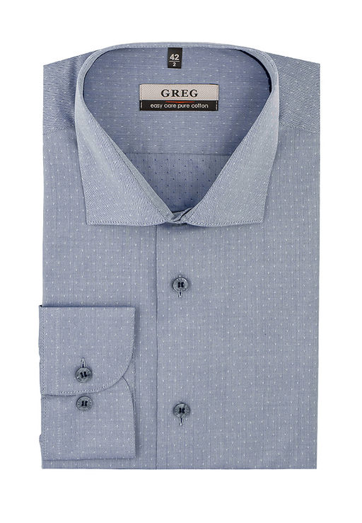 Сорочка мужская длинный рукав GREG 333/131/7310/Z/1p_GB  фото 3