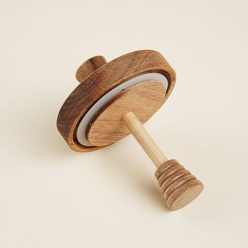 Баночка для мёда SL Home «Южная акация», 450 мл, 9×13.5 см, с крышкой и ложкой, стекло, прозрачная