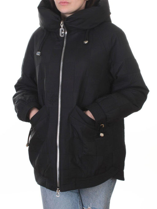 A05 BLACK Куртка стеганая зимняя женская (150 гр. холлофайбер)