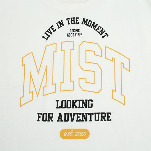 Футболка женская Mist Old School размер 48, цвет молочный