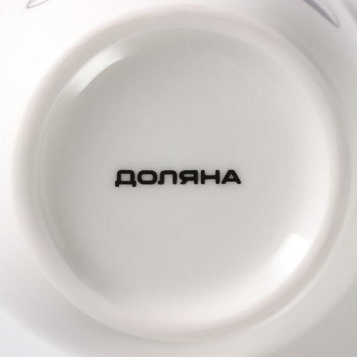 Кружка Доляна «Котики меломаны», 350 мл, фарфор, белая