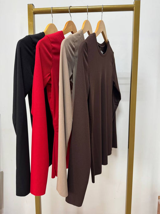 Лонгслив ДЖ 527 бежевый