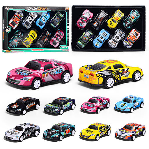 Набор машин "Дорожная гонка" металл, в коробке